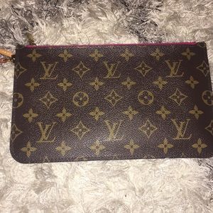 Louis Vuitton Monogram Clutch Wristlet Pouchette